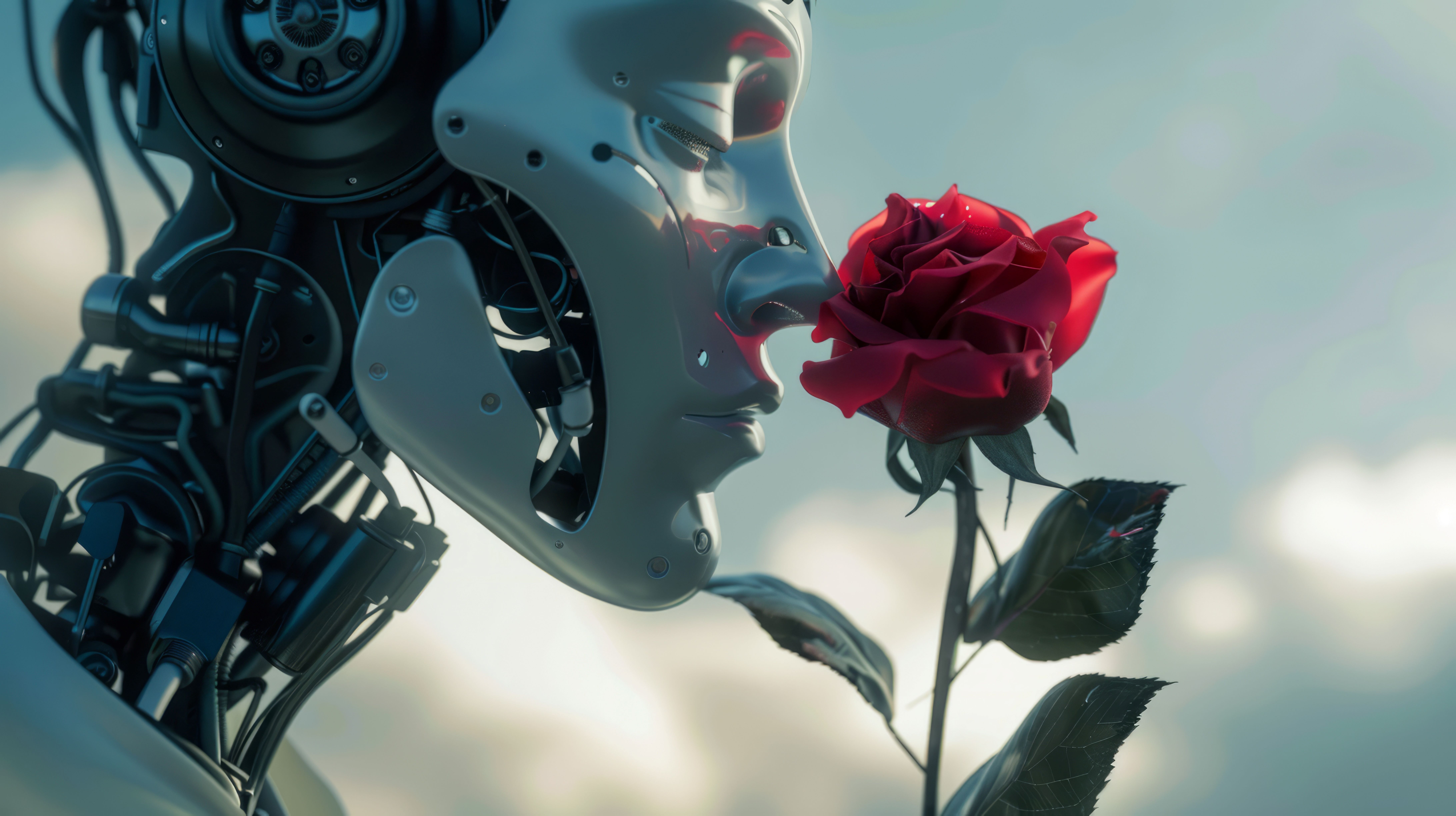 robot smelling