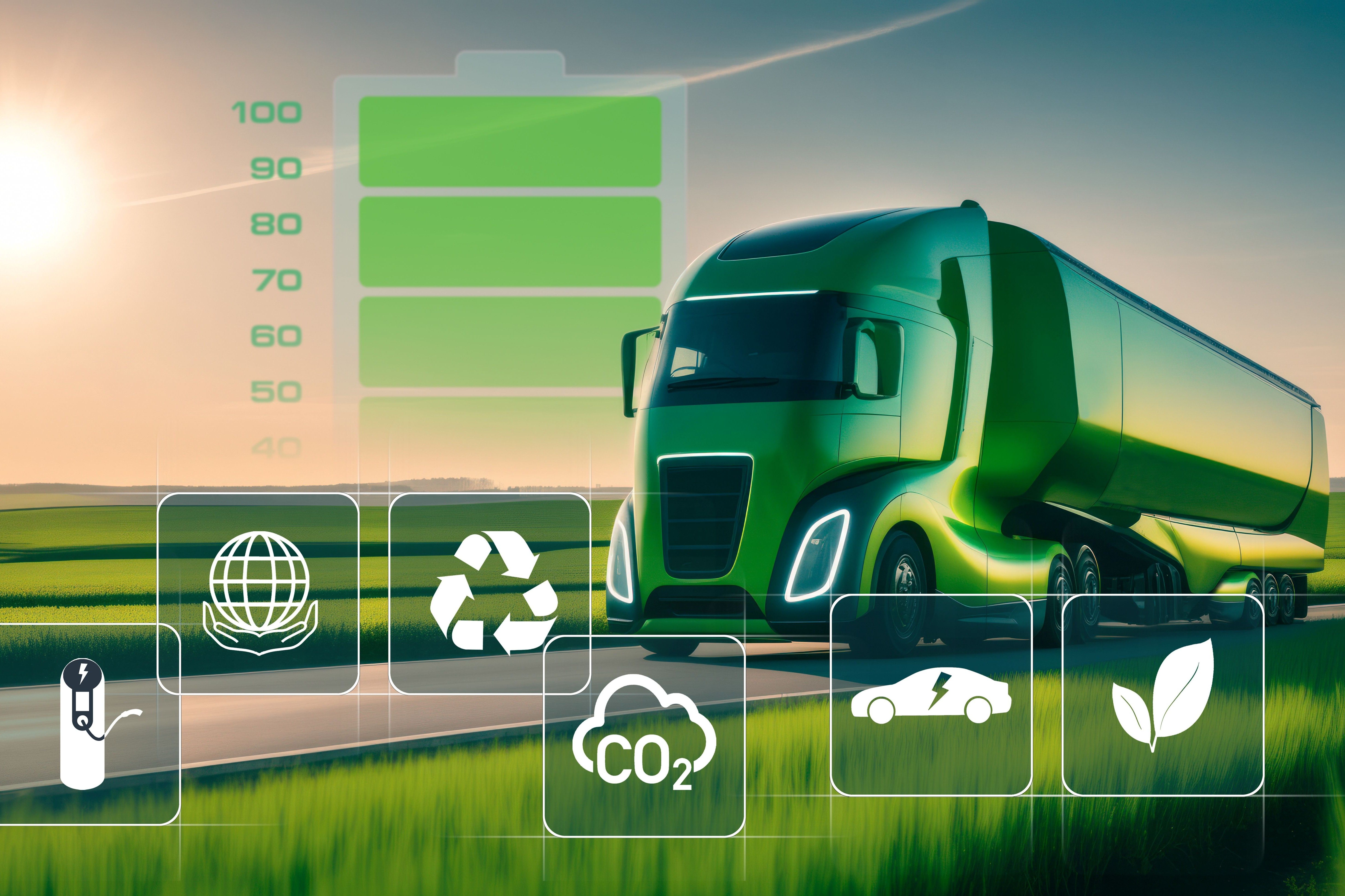 electric tractor trailer