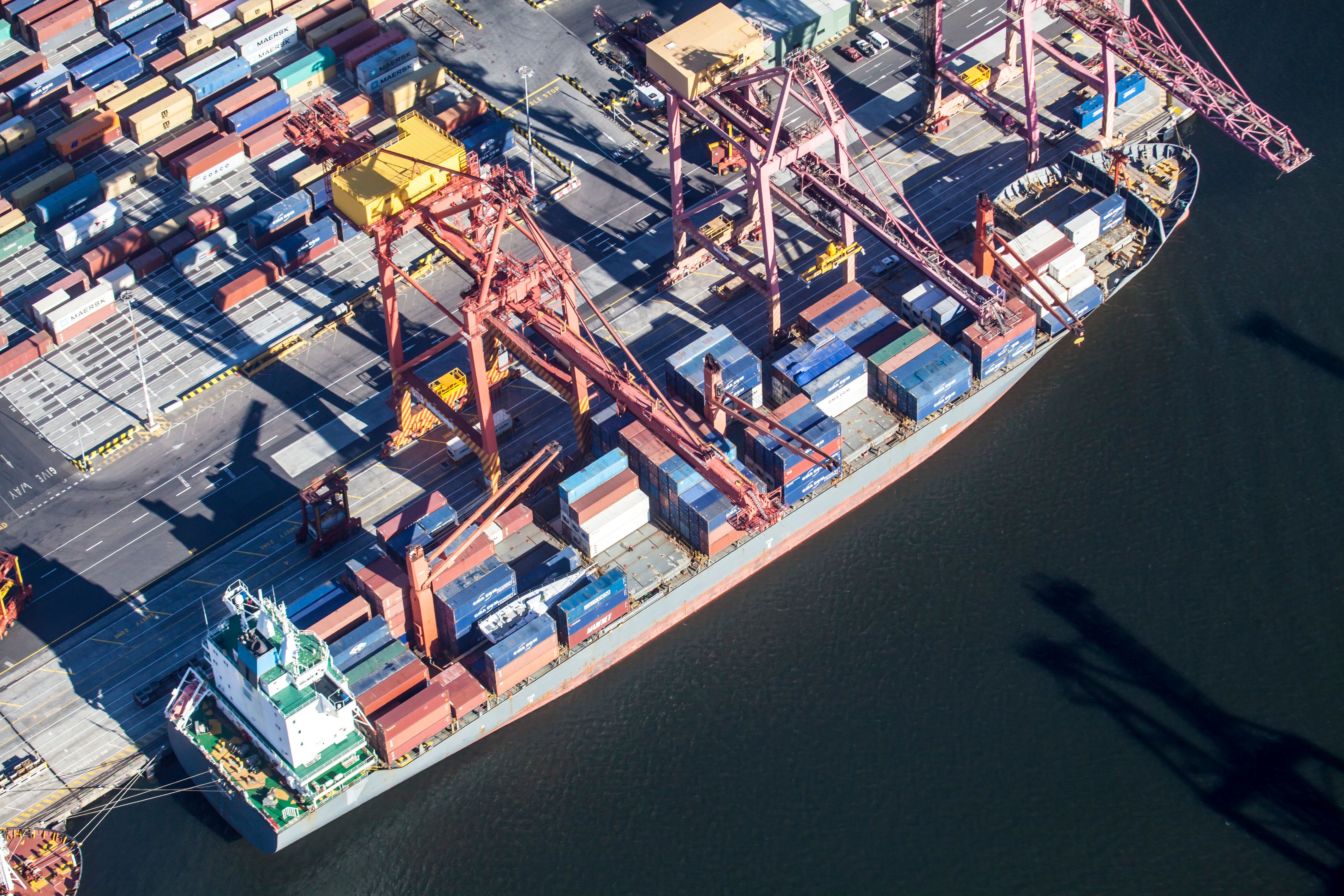 Shipping docks
